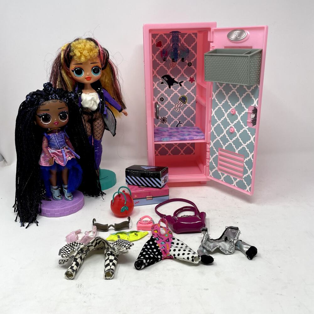 OMG LOL Surprise Lot Tweens Nia Remix Pop BB Real Little Locker